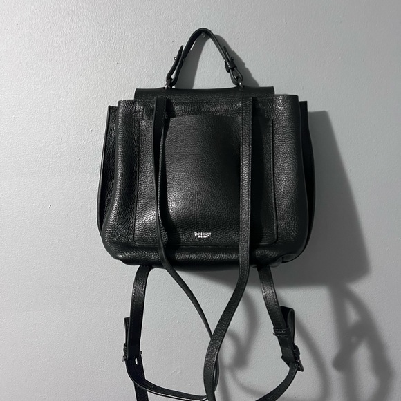 Botkier New York real leather classy backpack dark academia vibes - Picture 3 of 8